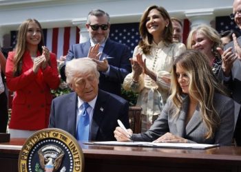Trump hails cooperative effort at anti-revenge porn bill signing: ‘Bipartisanship is still possible’
