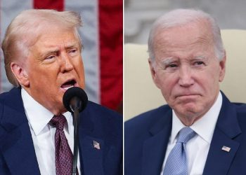 Trump shares post saying Biden was executed, replaced with clones