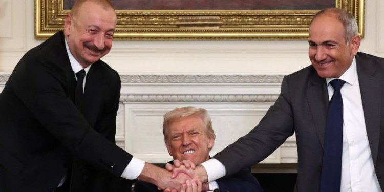 Armenia and Azerbaijan leaders seek to ease Russian and Iranian concerns after US-brokered peace deal