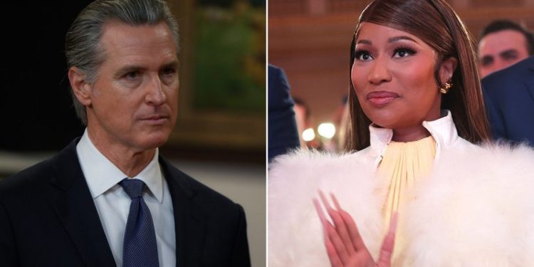 Nicki Minaj accuses California Gov Newsom of ‘trying to be Trump’ in scathing interview